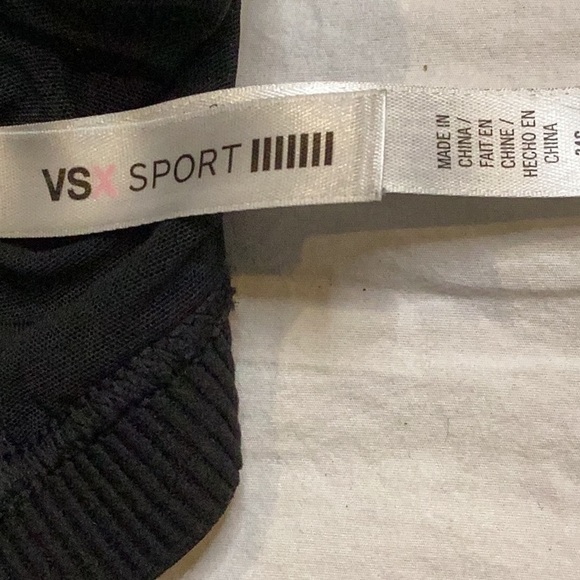 VSX VICTORIA’S SECRET BLACK STRAPPY SPORTS BRA SZ.34C - Picture 4 of 4